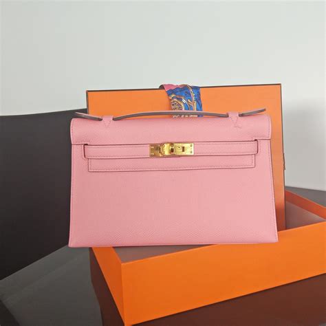 hermes pochette size|Hermes kelly pochette lizard.